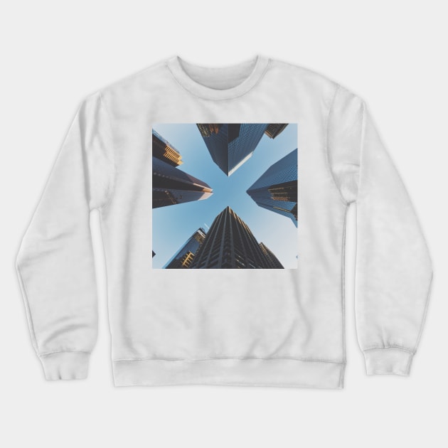 High Rise Sky Scrapers Crewneck Sweatshirt by ArtoTee